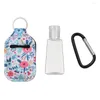 Storage Bottles 3Pcs/Set 30ml Refillable Hand Sanitizer With Keychain Holder Bottle Cover Portable Mini Silicone