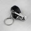 Keychains 2023 Mini Creative Charm Key Chain Ring Silver Plated Musical Note Violin Keychain For Car Metal Music Symbol Chains