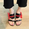 Zoetvormige sandalen houden van hak zomerschoenen vrouwen leer gespam mode sandalen sexy hoge hakken feestjurk casual flip 6715 s