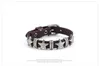 Link Chain Retro Cowhide Alloy Bracelet Belt Star Leather Bracelet G230208