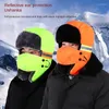 Berets 2023 Winter Hat Warm Trooper Ear Flaps Cap Headwear Bonnet Men Women Ski Fluffy Faux Fur