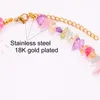 Choker KBJW Original Trendy Fancy Anhänger Halskette Bunte Echte Stein Perlen 2023 Täglich Casual Mode Schmuck Für Frauen