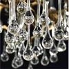 Chandeliers Nordic Luxury Copper Crystal Chandelier Lighting LOFT Villa Large Lustre Pendant Lamp For Living Room El Art Decor