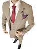Men's Suits Mens Suit Groom Striped Tuxedo Vest Pants 3 Pieces For Man Slim Fit Red Black Pinstripe Wedding Costume Homme Design