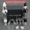 Hookahs nektar set med domeless tai nagel 10mm 14mm 18mm Nector Bongs vattenrör Recycler oljeriggar miniglasbongs