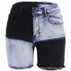 Summer New Jeans Retro Blue Pocket Shorts Contraste High Colo
