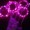 7.2 voet 20 LED KOPPERDRAAD LICHTEN Decoratieve lichten Batterij Werk voor DIY Home Vaas pot Kerstmoederdag Holiday Party's Warm Wit Crestech168