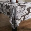 Tkanina stołowa europejska luksusowa obrus obrus 022 DOSTĘPNY GARY Jacquard Kawa