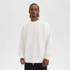 2023 NEW 370G Terry Round Neck Cotton Pullover Men's Loose Color Men's Clothing Trend