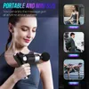 Electric High Frequency Vibration 32-speed Mini LCD Fascial Gun Massager Muscle Stimulator Body Relax Pain Relief 0209