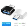 Evrensel USB Tip C - USB 2.0 3.0 OTG Adaptör Konnektörü Huawei Samsung Fare Klavye Telefon Tablet PC USB C OTG Dönüştürücü Adaptör