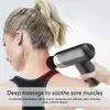 LCD Display Gun Portable Percussion Massager för nackkropp Deep Tissue Muscle Relaxation Pain Relief Fitness 0209