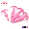 4PCS/SET SILCIONE Anal Toys Butt Wtyczki analne dildo seks Produkty dla kobiet i mężczyzn