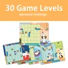 Blocks Kid Maze Jigsaw Toy Logical Thinking Training Breakthrough Game Parent Child Interaction Board Educational For Children 230208