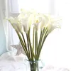 Decorative Flowers 1PC Calla Flower Artificial Arrangements PU/Home Decoration For Craft/DIY Fake Wedding/Hanging/Branch