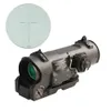 Upgraded Tactical Dr 1x-4x Scope Virtual Telescope 4x Magnifier Optic Riflescope Red Illuminated Mil-dot for Hunting Rifle