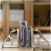 Konst och hantverk Nordic Simple Creative Study Living Room Wine Cabinet Decoration Ornaments Sport People Bookends litar på böcker 2104 Dhlid