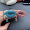 Interior Decorations Car outlet lip perfume lipstick conditioning aromatherapy clip car interior decoration air freshener 0209