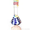 Colorido hongo Bong Beaker Bongs Tuberías de agua embriagadoras Zob Hitman Dab Rigs con colector de hielo Tapa de hongo Tubo recto Plataforma petrolera