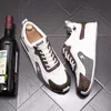 2023 Erkek Moda Sıradan Ayakkabı Baskı Birleştirme İnsanın İş Ayakkabıları Loafers Ayak Yazılımı 38-43 Sapato Sosyal Maskülino