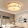 Lampade di moda rotonde dorate Plafoniere moderne a LED per soggiorno Sala studio Illuminazione per interni Decor Apparecchio di cristallo 0209