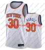 Stitched Julius 30 Randle Basketball Jersey Obi 1 Toppin RJ 9 Barrett Derrick 4 Rose Jerseys Men Blue White Black 2021 Edition City Size