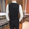 Mens Vests M5XL Plus Size Slim Fit Suit Casual Man Formal Businss мужской жилет Gilet Homme XXXXXL 230209