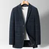 Herrenanzüge-Blazer, hochwertiger Blazer, britischer Stil, elegant, schlicht, modisch, fortschrittlich, lässig, Partykleidung, Herrenanzug, taillierte Jacke 230209