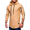 Männer Hoodies Mode Herbst Langarm Stilvolle Mit Kapuze Männer Einfarbig Swag Saum Hip Hop Hipster Streetwear Kleidung