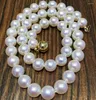 Chains Fashion Jewelry 9-10 Mm White Pearl Necklace Light Freshwater Birthday Gift 925 Silver Clasp Fine