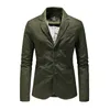 Mens Suits Blazers Male Spring Autumn Pure Cotton Solid Casual Blazer Men Clothing Outerwear Suit Jacket Coat 4XL ASZ3 230209