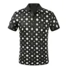 Designer hommes polo t-shirts serpent polos abeille V broderie mens High street mode cheval polo T-shirt