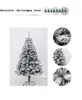 Dekoracje świąteczne 60/90 cm Flocked Tree Snowflake Dekoracja Dekoracja domu Święta Bożego Narodzenia