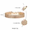 Link Chain New 10/12mm Big 585 Rose Gold Color Double Weaving Rolo Cable Curb Link Chain Bracelet Bangles for Men Women Jewelry DCBB01 G230208