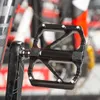 Pédales de vélo 1 paire de pédales de vélo plates vtt route 3 roulements scellés pédales de vélo anti-dérapant ultraléger pour accessoires de cyclisme Flat Bike Pedals 0208