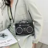 Kvinna mode pu kamera söt croos väska casual student handväska plånbok kosmetisk påse mobiltelefon liten fyrkantig paket 230209
