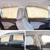 2st CAR ANTI-UV SIDA f￶nster solskydd parasol bilf￶nster skugga gardin auto bakre vindrutan solblock universell integritetsskydd