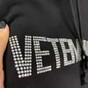 Sweats à capuche pour hommes strass Flash forage Vetements sweat à capuche diamant chaud créateur de mode 6C4S