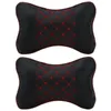 Seat Cushions PP Cotton Leather 2X Car Headrest Interior Automotive Supplies Retainer Cervical Vertebra Neck Pillow