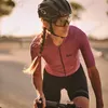 Yarış setleri frenesi bisiklet forması takım elbise 2023 kadın giyim kiti yaz kolu önlük şortu hızlı kuru jel Ciclismo tulum