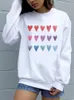 Women's Hoodies Trend Feather 90s Lovely Style O-neck Pullovers Fall Autumn Women Fashion Clothing Spring Female Graphic Sweatshirts