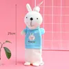 Sacos de l￡pis Kawaii Caixa de l￡pis de coelho para meninas para meninas Escola L￡pis L￡pis L￡pis Bag Supplies Gretos de Papelaria