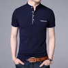 Polo da uomo Polo estiva a maniche corte da uomo Colletto risvolto Moda Casual Slim traspirante Tinta unita Polo da uomo d'affari 5XL 230209