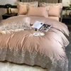 Beddengoed sets Noords bed 150 Set katoenen dubbele laken linnen speldcalico kookgerei Egyptische sprei's Super king size vellen complete euro