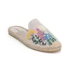 Home Shoes Tienda Soludos Espadrilles Slippers voor platte Timelimited Real Summer Rubber Floral Terlik Slides Woman 210903 Drop Delive Dhnbk