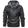 Giacche da uomo giacche in pelle da uomo motociclista autunno casual giacca puttano per motociclisti in pelle abbigliamento marca abbigliamento eu size 230208