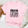 Kvinnor T-shirt Summer Women T-shirt Bangtan Boys Kpop Tillåtelse att dansa grafik Tryck T-shirt Korean Fashion Streetwear Cotton Tops Y2302