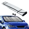 سيارة Sunshade Auto Suv Sunmmer Sun Sun Fisor Sheet Windshield نافذة قابلة للسحب للأشعة فوق البنفسجية الحماية