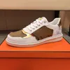 2023 Designer Sneakers Virgil Coach Sapatos casuais Calfskin Leather Abloh Branco, verde, vermelho e azul Cubra a plataforma Fashion Luxury Sneakers Tamanho 39-45