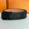 Designer Belt Fashion Luxury Plaid Presbyard Stort spännläder Män och kvinnor Bältesbredd 3,8 cm 18 Stilar Högkvalitativ